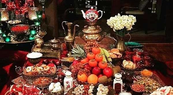 عکس شب یلدا سفره اش
