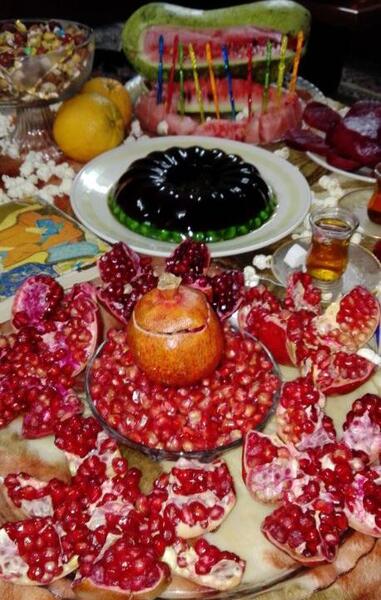 دانلود عکس شب یلدا سفره