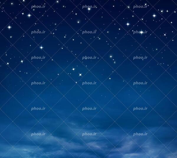 عکس آسمان شب و ستاره