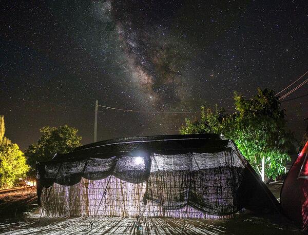 عکس از شب طبیعت