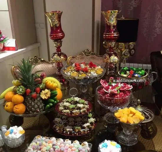 عکس های سفره ی شب یلدا