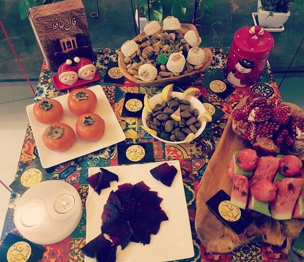 عکس های سفره ی شب یلدا