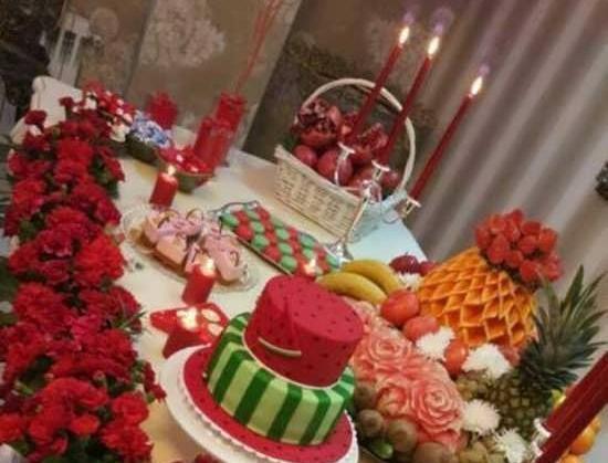 عکس های سفره ی شب یلدا