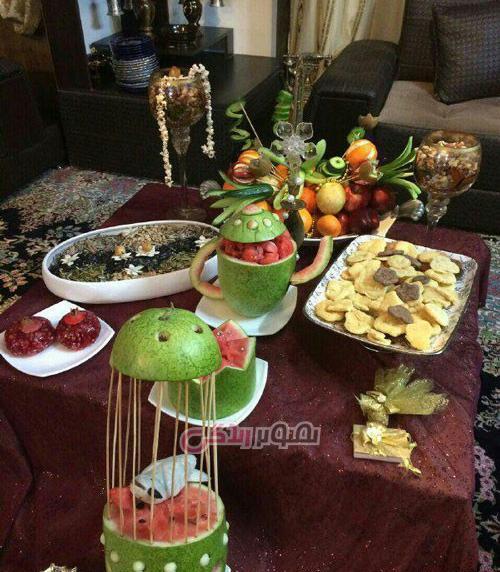 دانلود عکس سفره ی شب یلدا