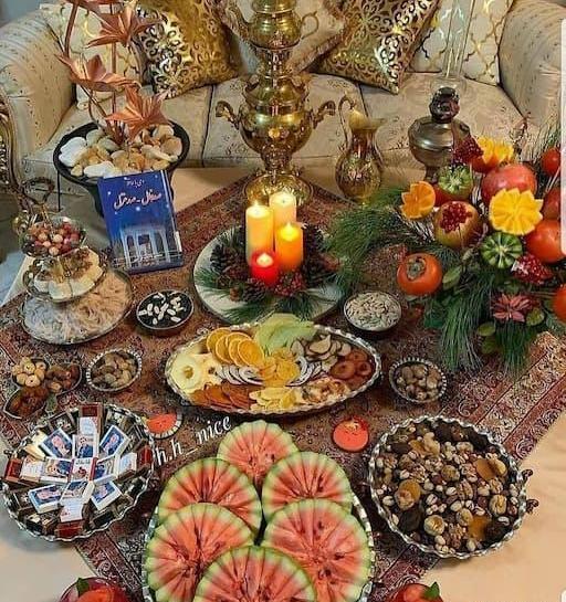 دانلود عکس سفره ی شب یلدا