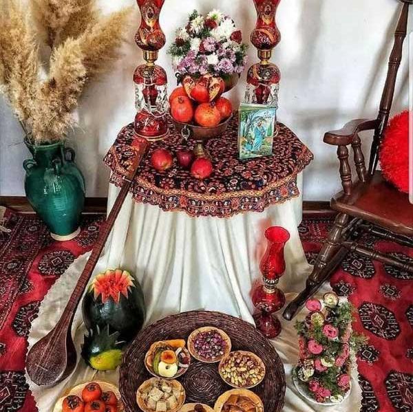 دانلود عکس سفره ی شب یلدا