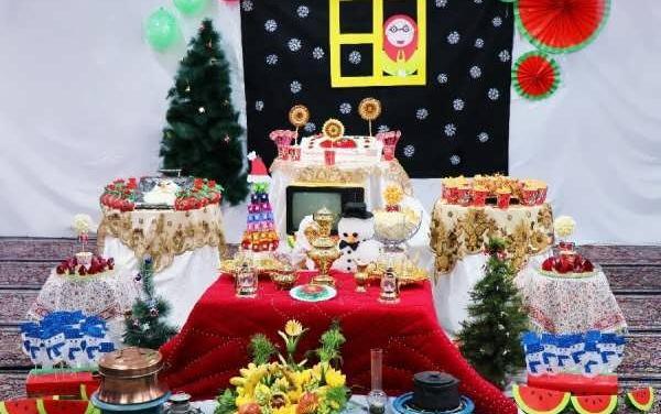 عکس سفره شب یلدا برای مدرسه