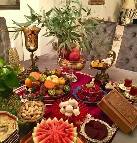 عکس سفره شب یلدا نی نی سایت