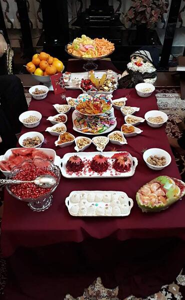 عکس سفره شب یلدا نی نی سایت