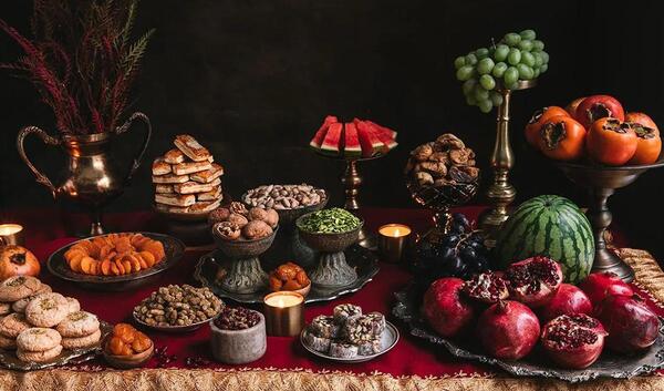 عکس سفره شب یلدا نی نی سایت
