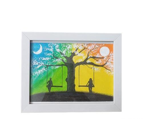 عکس نقاشی شب روز