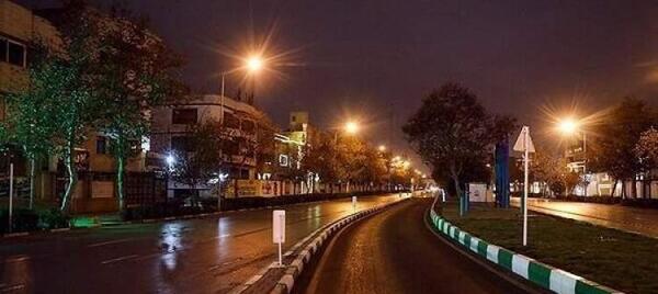 عکس شب شهرکرد
