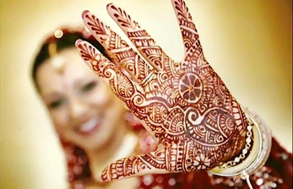 عکس آرایش عروس در شب حنابندان