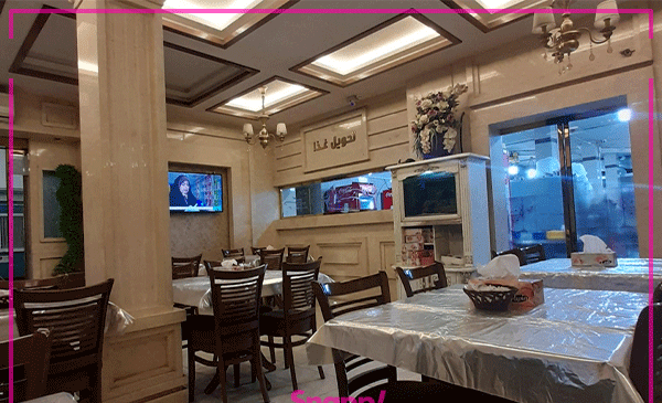 عکس رستوران شب چراغ مشهد