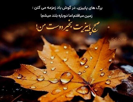 عکس شب بخیر پاییزی