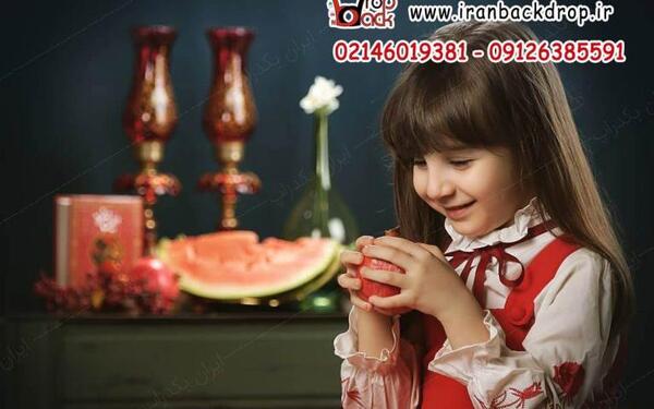 قاب عکس شب یلدا کودکانه