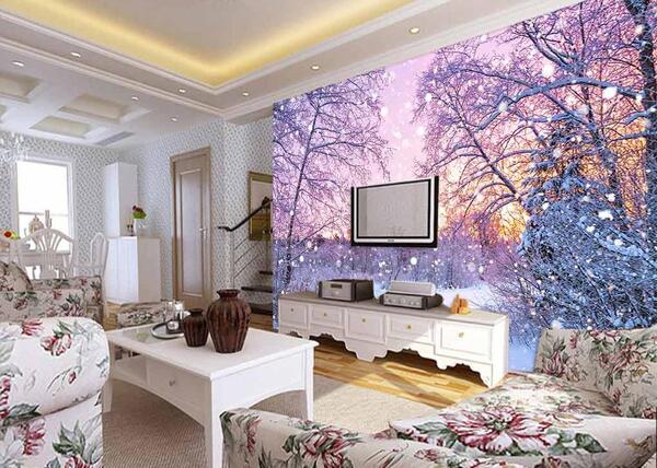 عکس کاغذ دیواری سه بعدی طبیعت