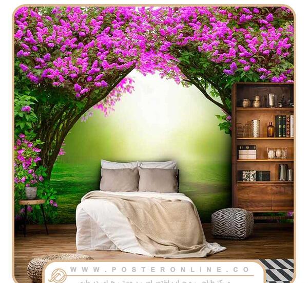 عکس کاغذ دیواری سه بعدی طبیعت