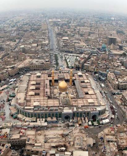 عکس سه بعدی از حرم امام حسین
