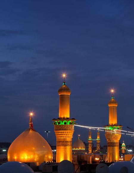 عکس سه بعدی از حرم امام حسین