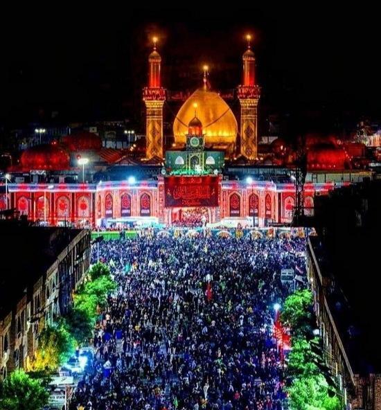 عکس سه بعدی از حرم امام حسین