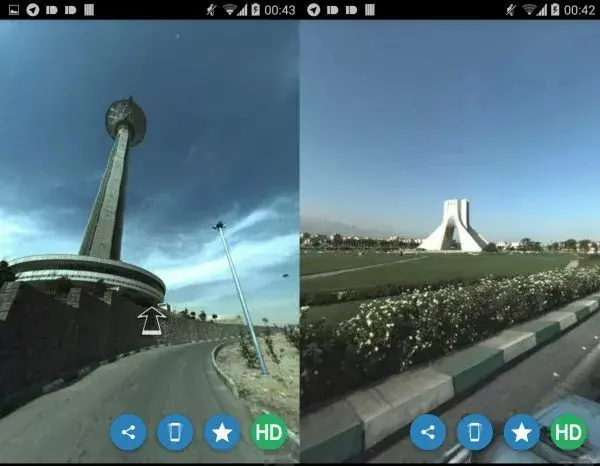 عکس سه بعدی خیابان ها