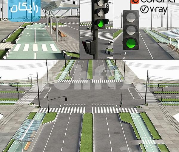عکس سه بعدی خیابان ها