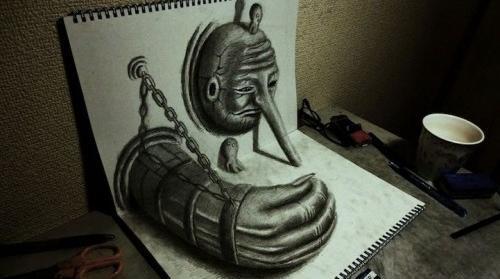 عکس نقاشی های سه بعدی و زیبا