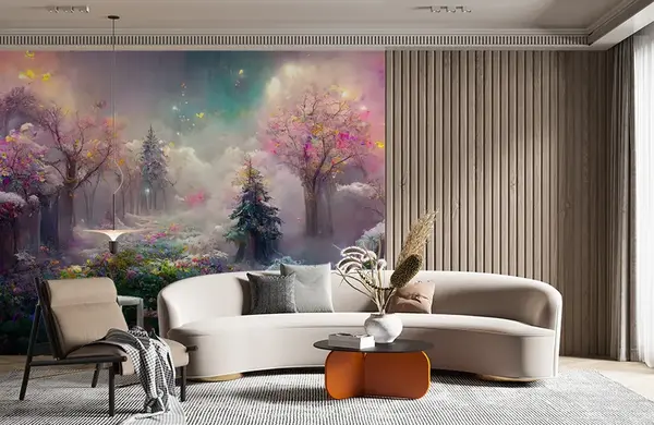 عکس پوستر سه بعدی منظره