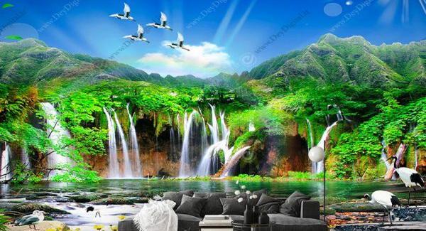 عکس پوستر سه بعدی منظره