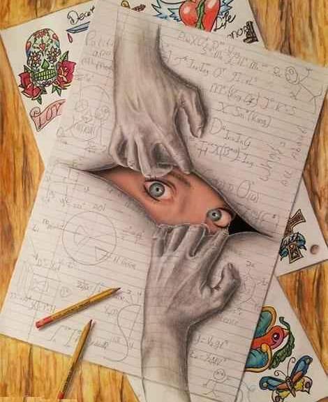 عکس های سه بعدی نقاشی