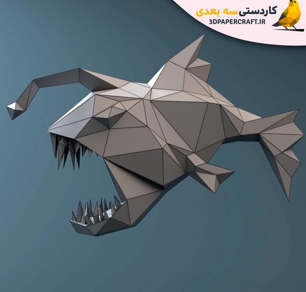 عکس ماهی سه بعدی کاغذی