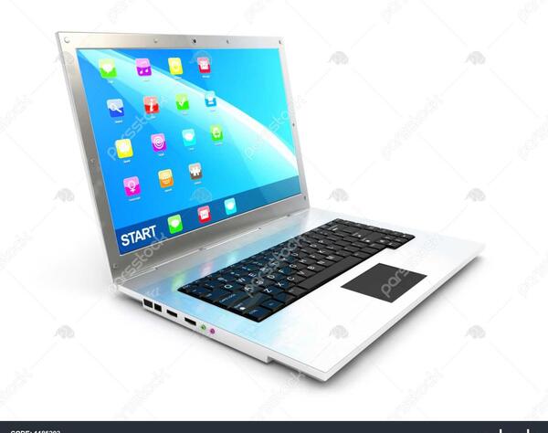 عکس لپ تاپ سه بعدی