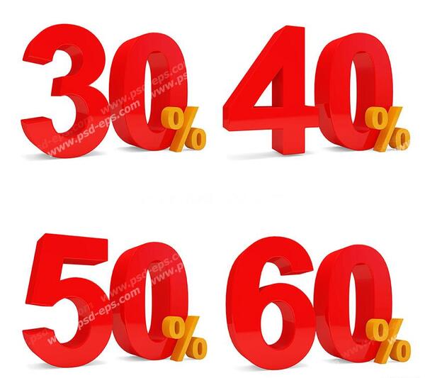 عکس سه بعدی اعداد لاتین