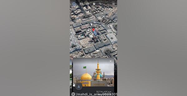 گذاشتن عکس سه بعدی در گوگل مپ