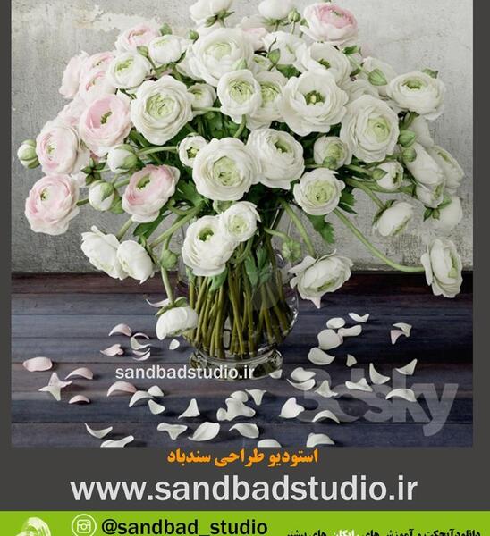 دانلود عکس سه بعدی گل