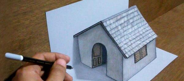 عکس نقاشی سه بعدی کودکانه