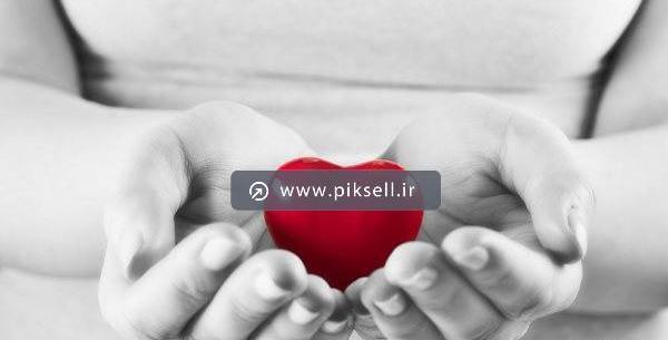 عکس قلب سه بعدی قرمز