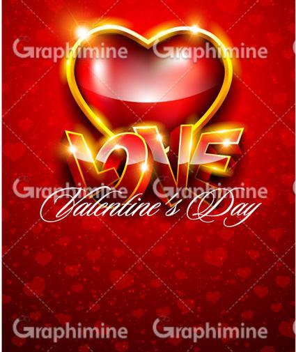 عکس قلب سه بعدی قرمز