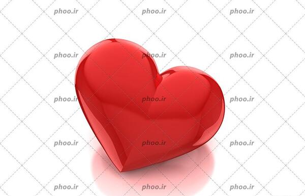 عکس قلب سه بعدی قرمز