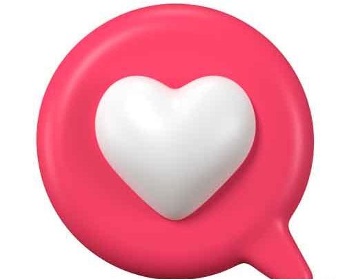 عکس قلب سه بعدی قرمز