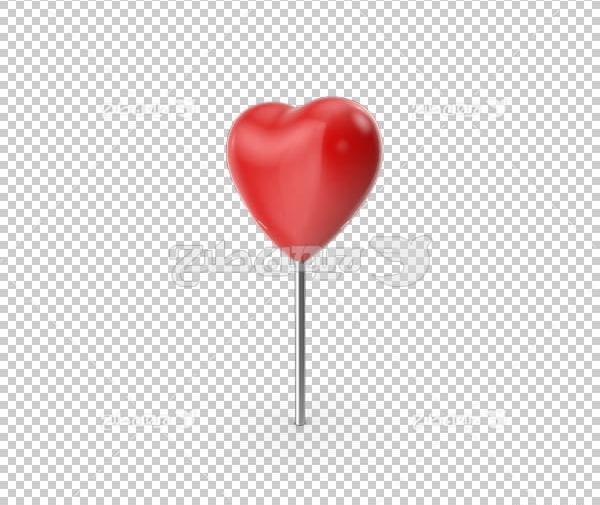 عکس قلب سه بعدی قرمز