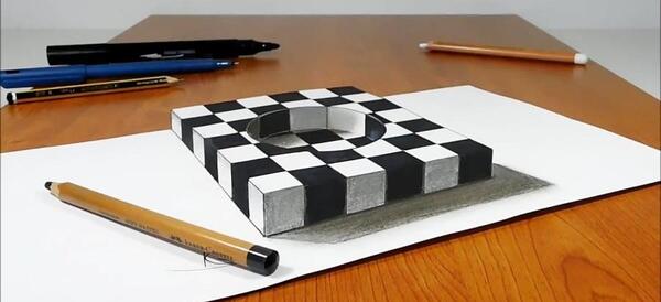 عکس نقاشی سه بعدی سخت