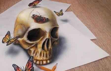 عکس نقاشی سه بعدی خیلی سخت
