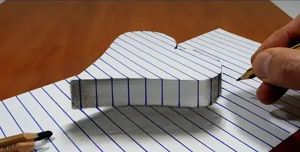 عکس نقاشی سه بعدی خیلی سخت