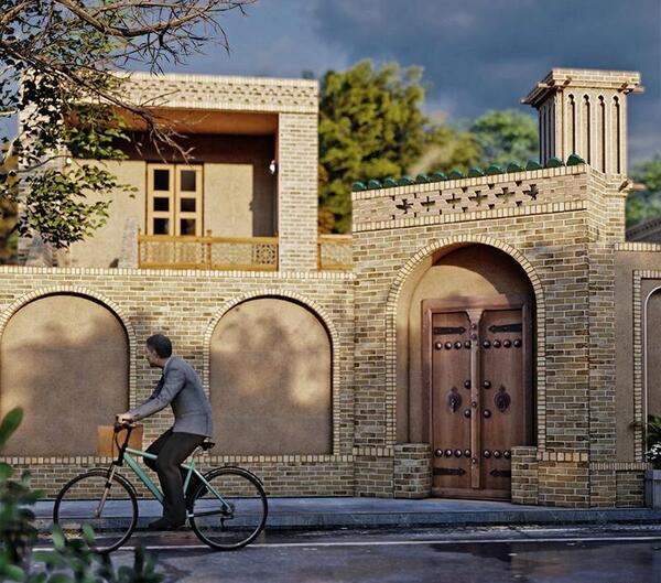 عکس سه بعدی خانه قدیمی