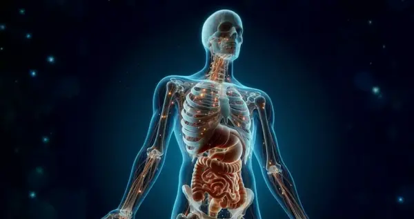 عکس سه بعدی دستگاه گوارش