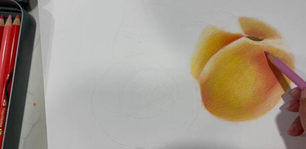 عکس نقاشی سه بعدی مداد رنگی