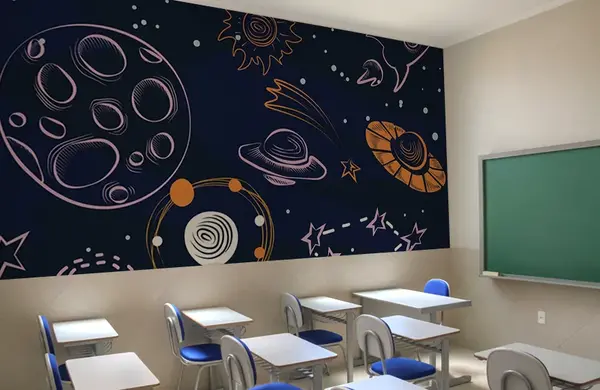 عکس نقاشی دیواری سه بعدی