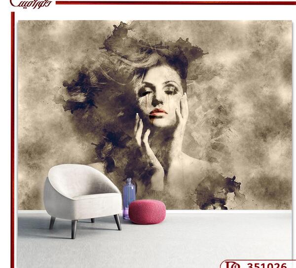 عکس نقاشی دیواری سه بعدی